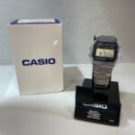 Reloj Casio Plateado esfera Negra